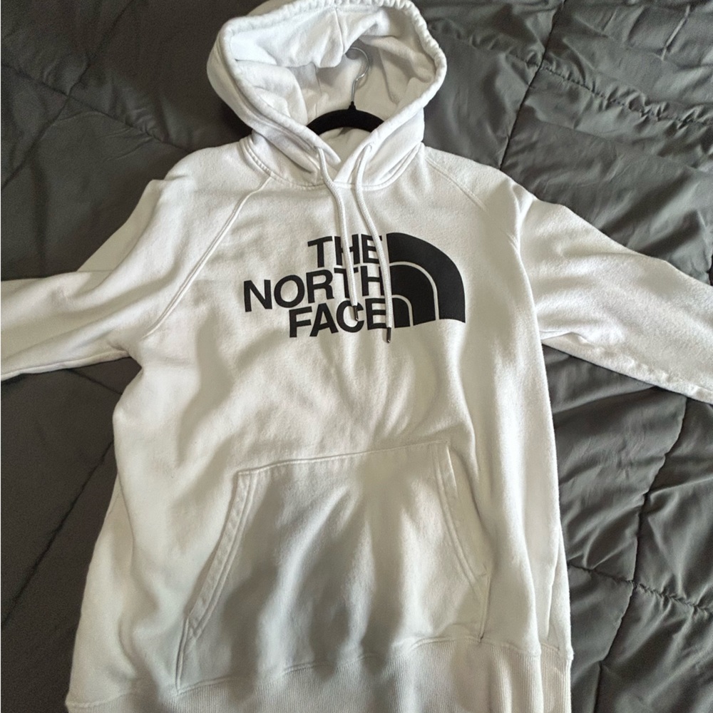 white north face hoodie